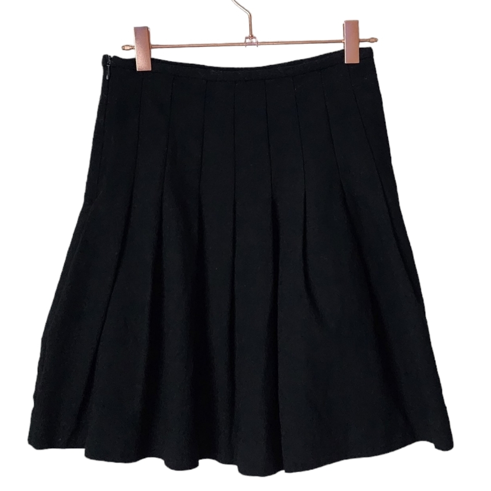 HUGO BUSCATI x VINTAGE 90's mini‎ wool tennis skirt in black 6